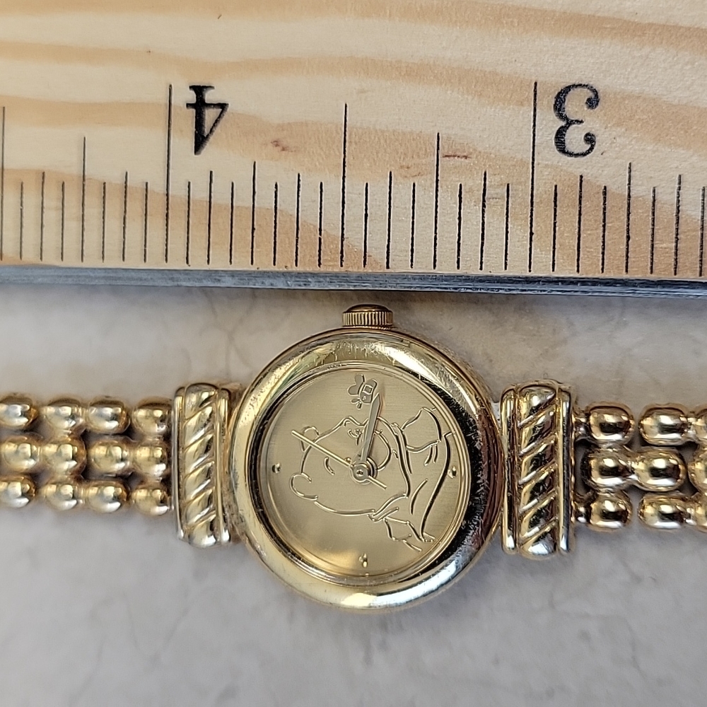 Winnie the Pooh gold watch